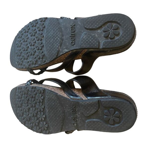 Aetrex Black Women's Sandals - Picture 5 of 5